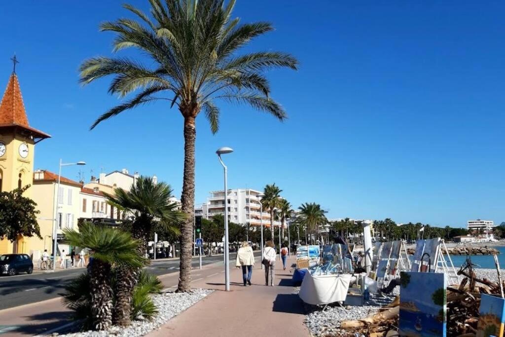 Studio Cosy Terrasse Front Mer Cagnes-sur-Mer Eksteriør bilde